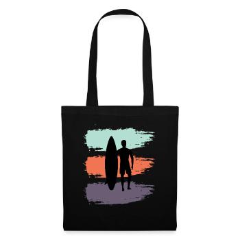 Skateboard SUP Surfing - Tote Bag - black - Front