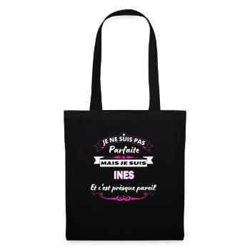 je ne suis pas Parfaite Ines - Sac en tissu - noir - Devant