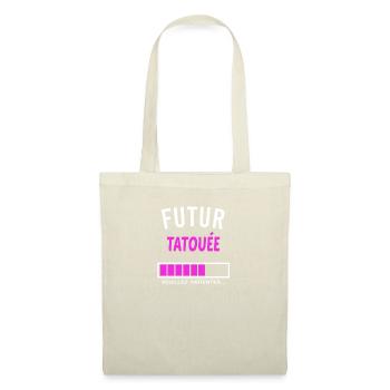 futur tatouée - Sac en tissu - nature - Devant