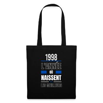 L'année où naissent les meilleurs 1998 - Sac en tissu - noir - Devant
