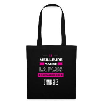 La meilleure maman plus courageuse des gymnastes - Sac en tissu - noir - Devant