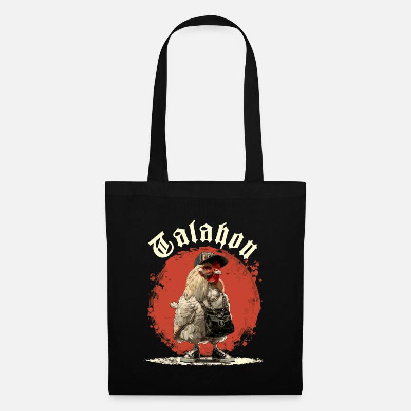 Talahon - Talahuhn - Stoffbeutel - Schwarz