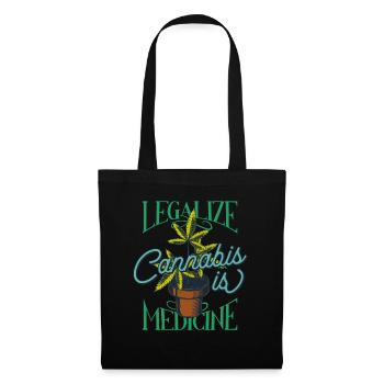 Smoke weed everyday - Tote Bag - black - Front
