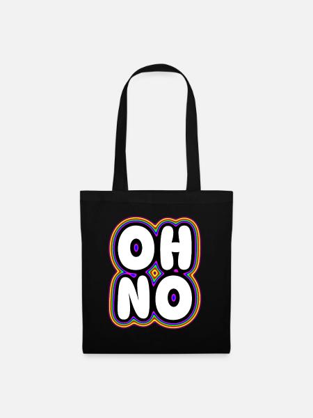 Oh No - Tote Bag - black