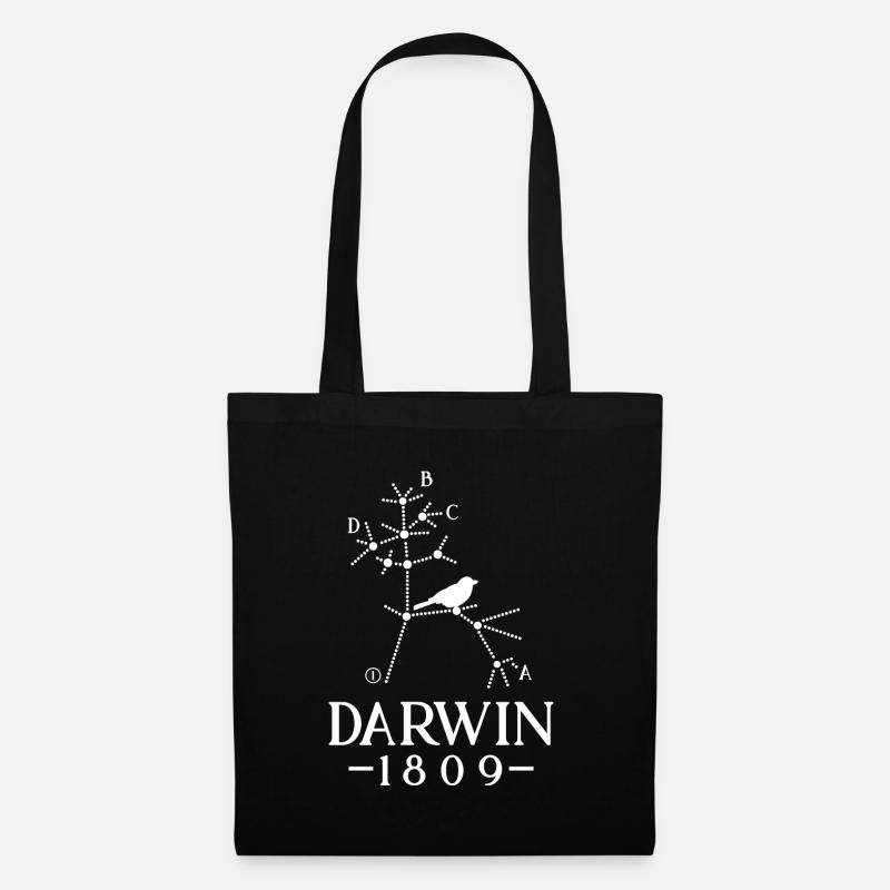 Darwin Evolution Biology Biochimica Microbiologia - Borsa di stoffa - nero