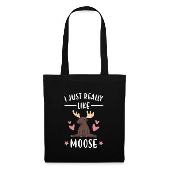 Elk I just really like Moose - Tote Bag - black - Front