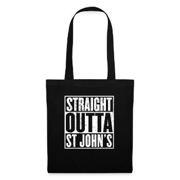 Straight Outta St-John's Vintage - Tote Bag - black - Front