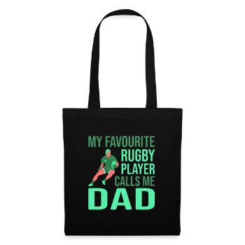 Rugby Player Father's Day Rugby Gift Rugby Coach - Tote Bag - black - Front