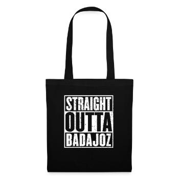 Straight Outta Badajoz Vintage - Sac en tissu - noir - Devant