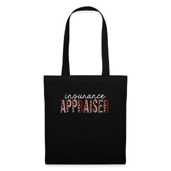 Insurance Appraiser Leopard Print Funny Gift - Tote Bag - black - Front