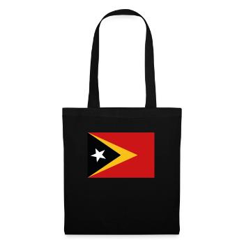 Drapeau officiel du Timor Timor Fierté du pays timorais - Sac en tissu - noir - Devant