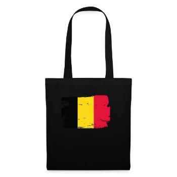 Official Belgium Flag Belgian Country Pride - Tote Bag - black - Front