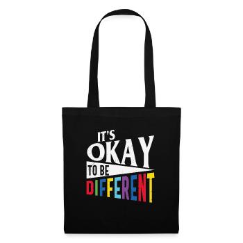 C’est normal d’être des citations de motivation différentes - Sac en tissu - noir - Devant