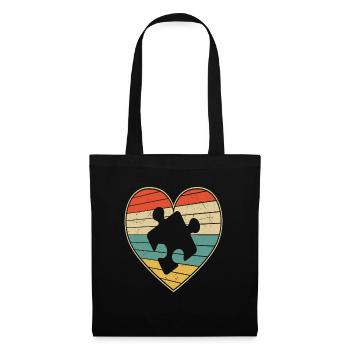 Répandre l’amour et la gentillesse New Vintage - Sac en tissu - noir - Devant