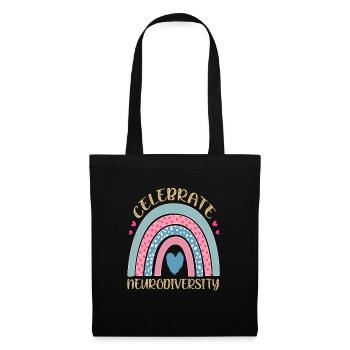 Celebrate Neurodiversity Neurodiversity Quotes - Tote Bag - black - Front