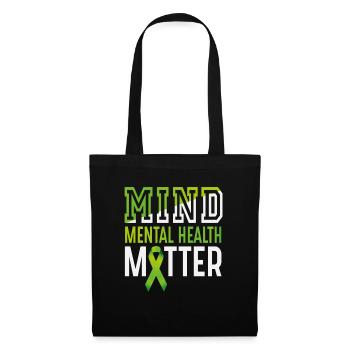Mind Mental Health Matter - Tote Bag - black - Front