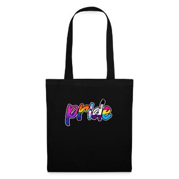 Orgueil - Sac en tissu - noir - Devant