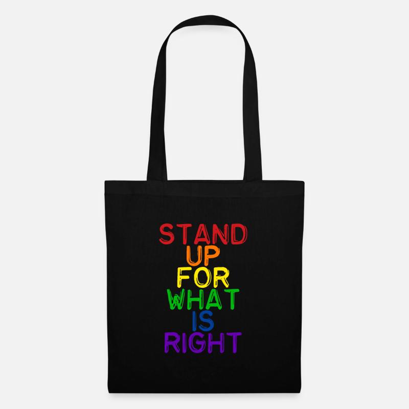 Pride LGBT Statement - Stoffbeutel - Schwarz