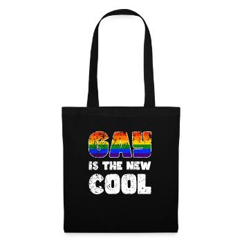 Fierté LGBTQ. Déclaration - Sac en tissu - noir - Devant