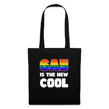 Pride LGBTQ. Aussage - Stoffbeutel - Schwarz - Vorne