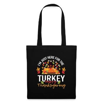 Préparez-vous pour Thanksgiving - Sac en tissu - noir - Devant