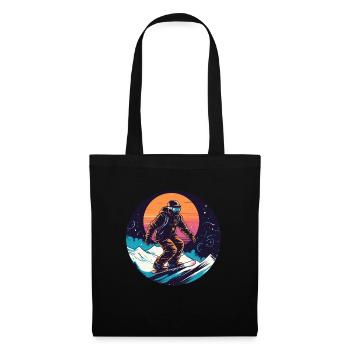Snowboard ou ski puis après-ski - Sac en tissu - noir - Devant