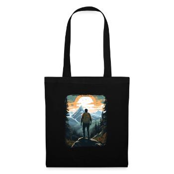 Forest Nature Trekking Adventure - Tote Bag - black - Front