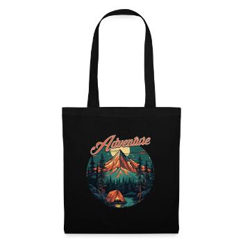 Forest Nature Trekking Adventure - Tote Bag - black - Front