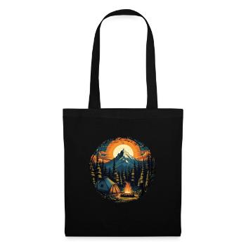 Forest Nature Trekking Adventure - Tote Bag - black - Front