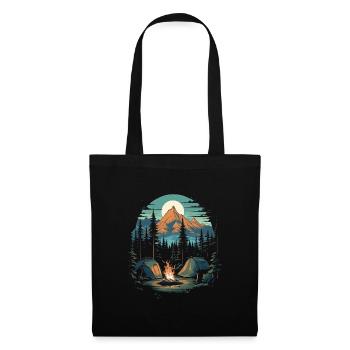 Forest Nature Trekking Adventure - Tote Bag - black - Front