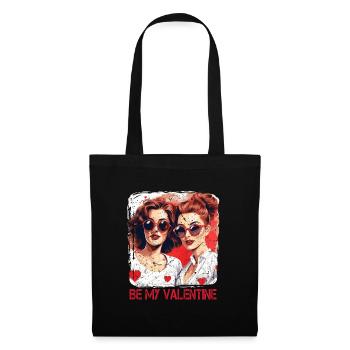 Valentine's Day outfit for her and you in love - Tote Bag - black - Front