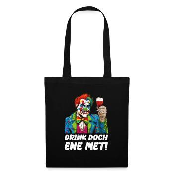 Karneval Eskalation Köln Kostüm Kölsch Bier Party - Stoffbeutel - Schwarz - Vorne