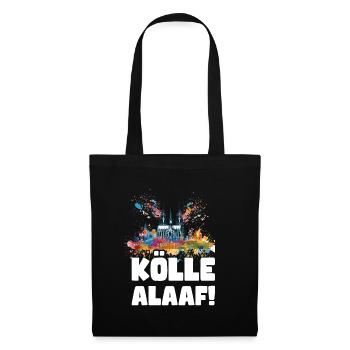 Köln Kölle Karneval Gebützt Kölle Alaaf Jeck Party - Stoffbeutel - Schwarz - Vorne