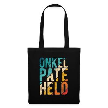 Onkel Pate Held - Stoffbeutel - Schwarz - Vorne