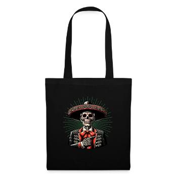 Dia de los Muertos Coloré - Sac en tissu - noir - Devant