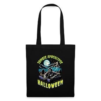 Zombie Apocalypse Happy Halloween - Tote Bag - black - Front