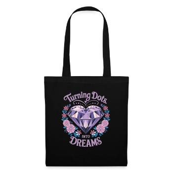 Painting Diamonds Diamond Painting Art - Tote Bag - black - Front