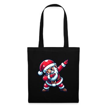 Ho Ho Ho Joyeux Noël, Équipe du Père Noël - Sac en tissu - noir - Devant
