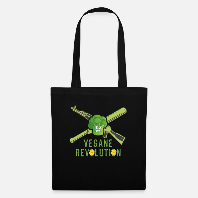 Vegane Revolution - Stoffbeutel - Schwarz