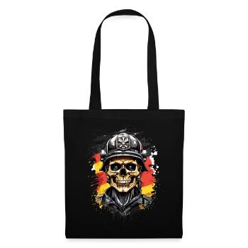 German Firefighter Heroes Skulls - Tote Bag - black - Front