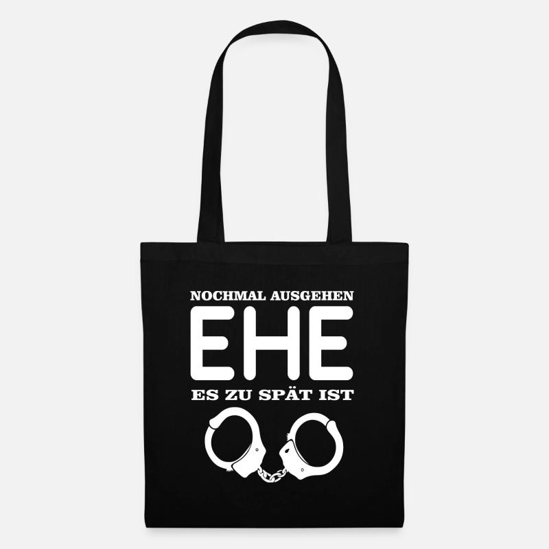 Junggesellenabschied Bräutigam Geschenk - Stoffbeutel - Schwarz