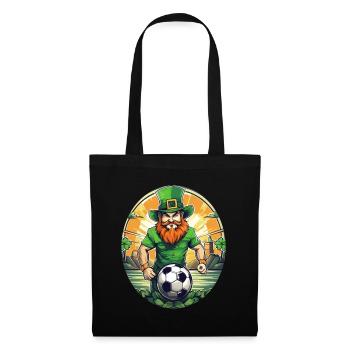 Football Trèfle de la Saint-Patrick - Sac en tissu - noir - Devant