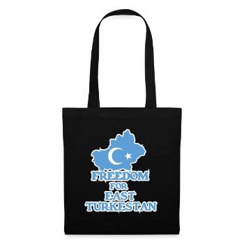 East Turkestan - Stoffbeutel - Schwarz - Vorne