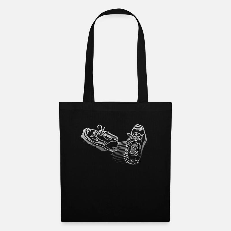Schuhe - Stoffbeutel - Schwarz