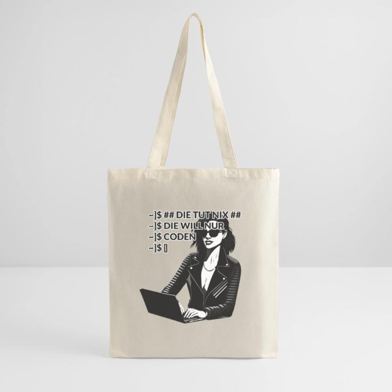 Coden Programmieren Programmiererin Stoffbeutel