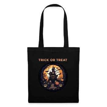 Halloween Spooky House Trick or treat - Tote Bag - black - Front