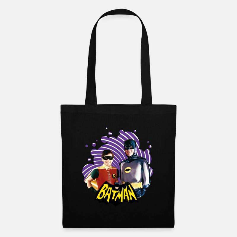 DC Comics Robin Retro Dynamisches Duo - Stoffbeutel - Schwarz