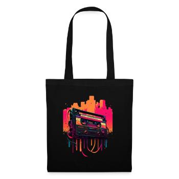 Retro Mixtape - Tote Bag - black - Front
