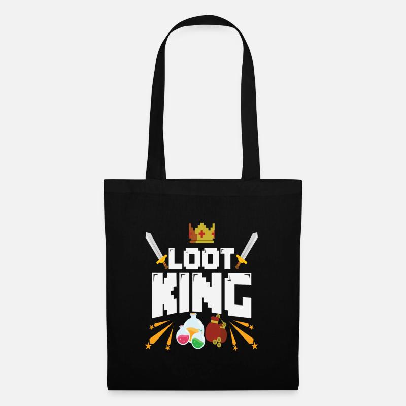 Gamer Gaming Raid Raid Dungeon PC MMO Gift - Tote Bag - black