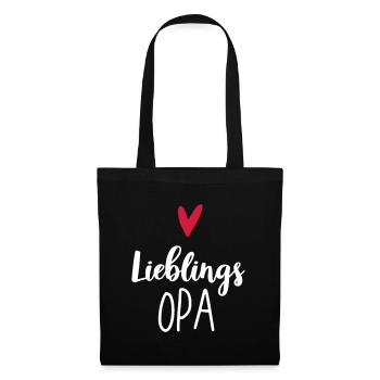 Favorite grandpa - Tote Bag - black - Front